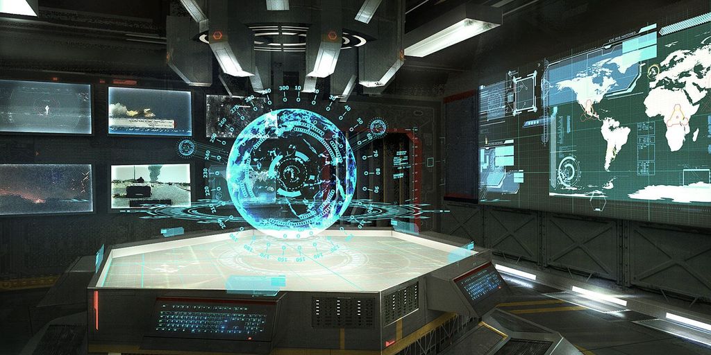 startup technology innovation futuristic office