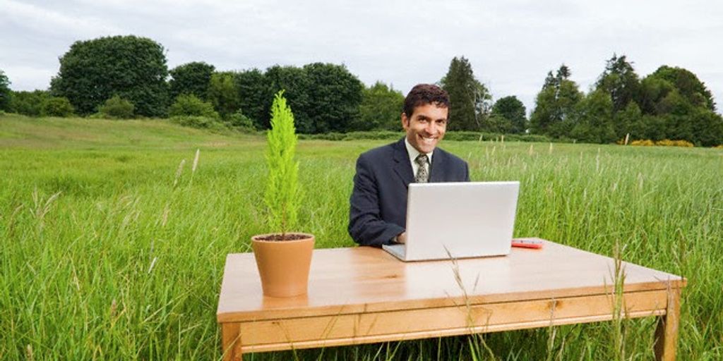 entrepreneur presenting idea to investors in modern office