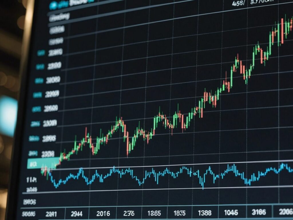 Nasdaq hits fifth consecutive record close, mixed market performance in the background.