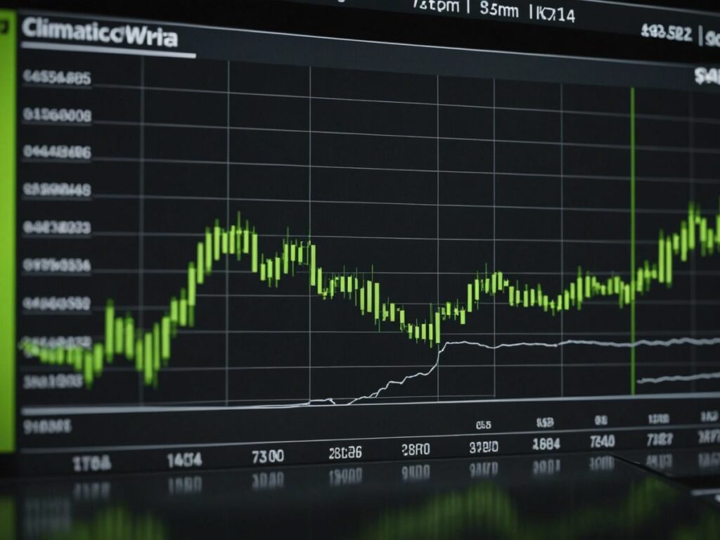 Graph depicting Nvidia's significant stock drop