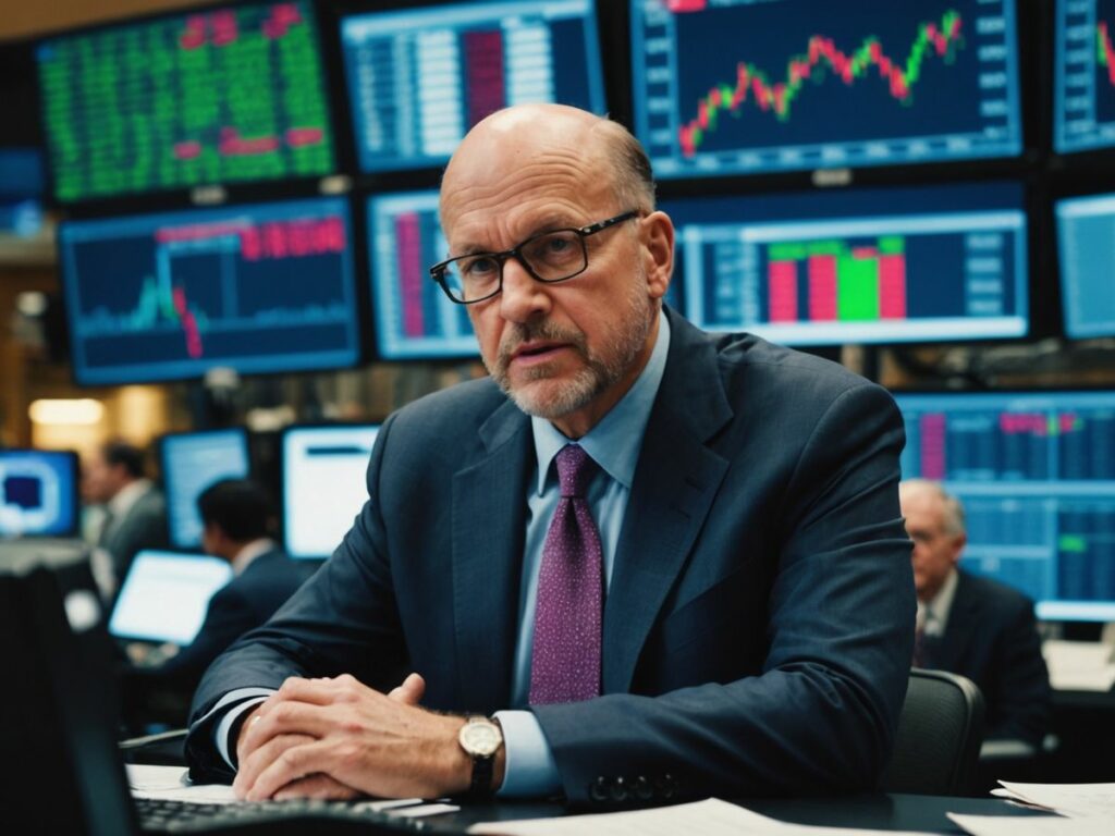 Jim Cramer discussing top stock market trends for Tuesday