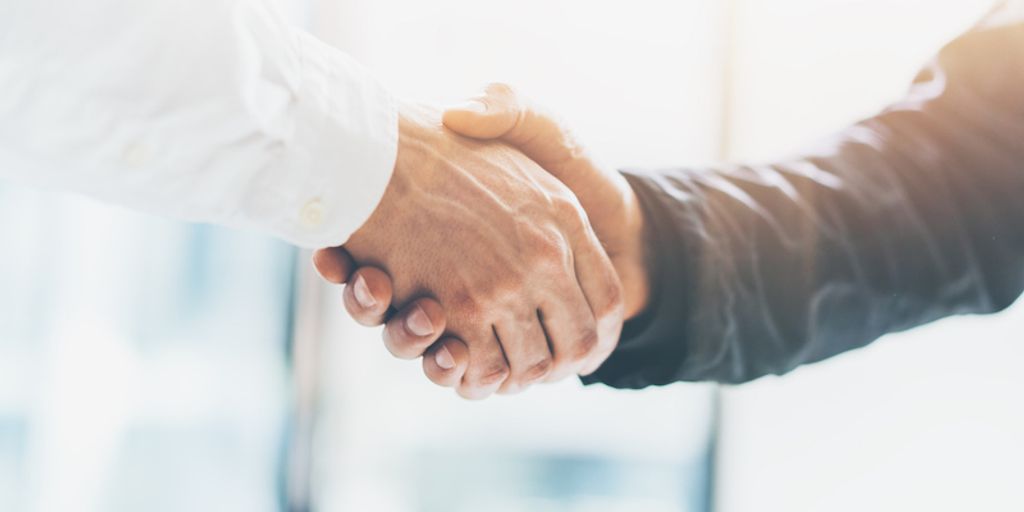 business partnership handshake